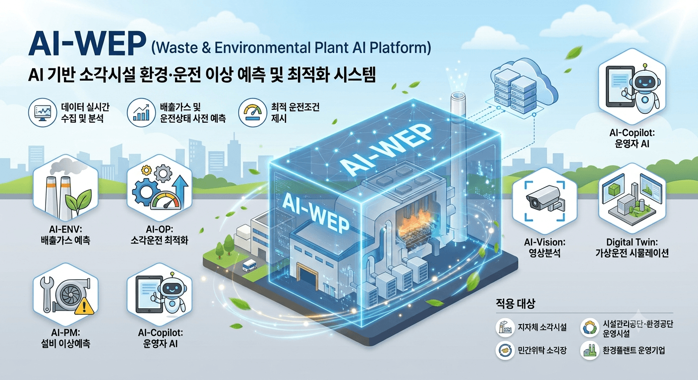 AI-WEP 환경·운전·설비 통합 AI 플랫폼 개요
